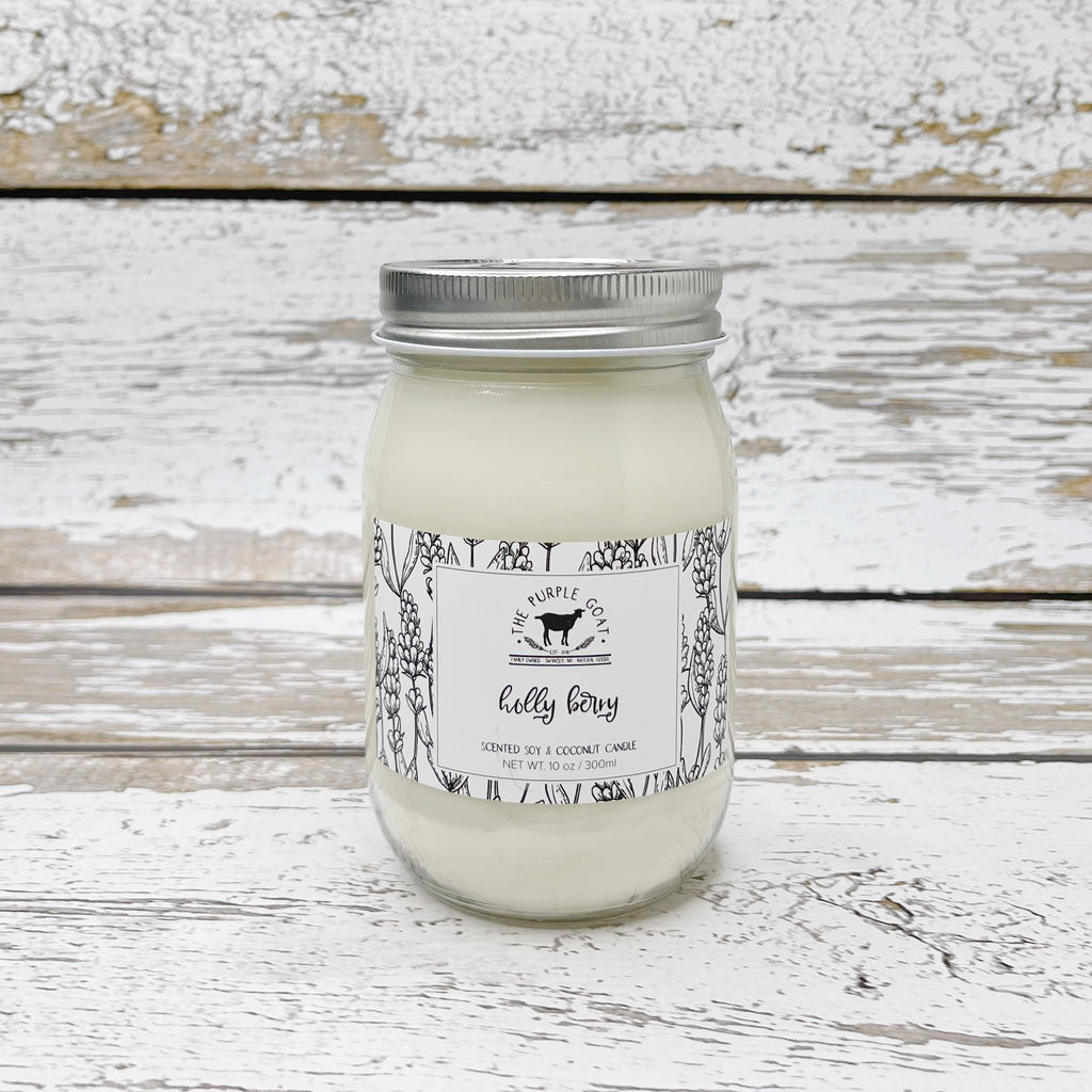 Holly Berry Soy Candle