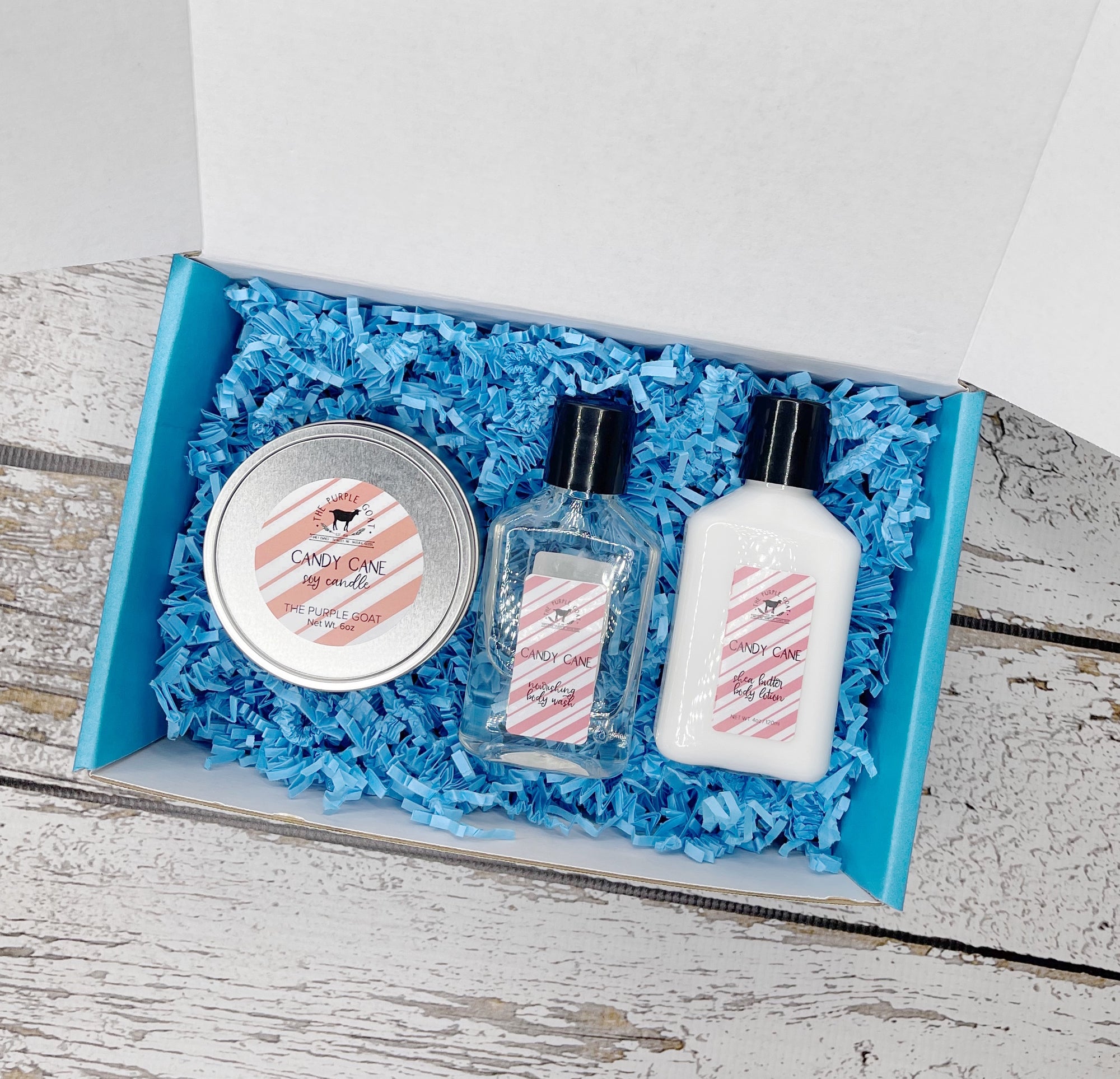 Candy Cane Gift Box