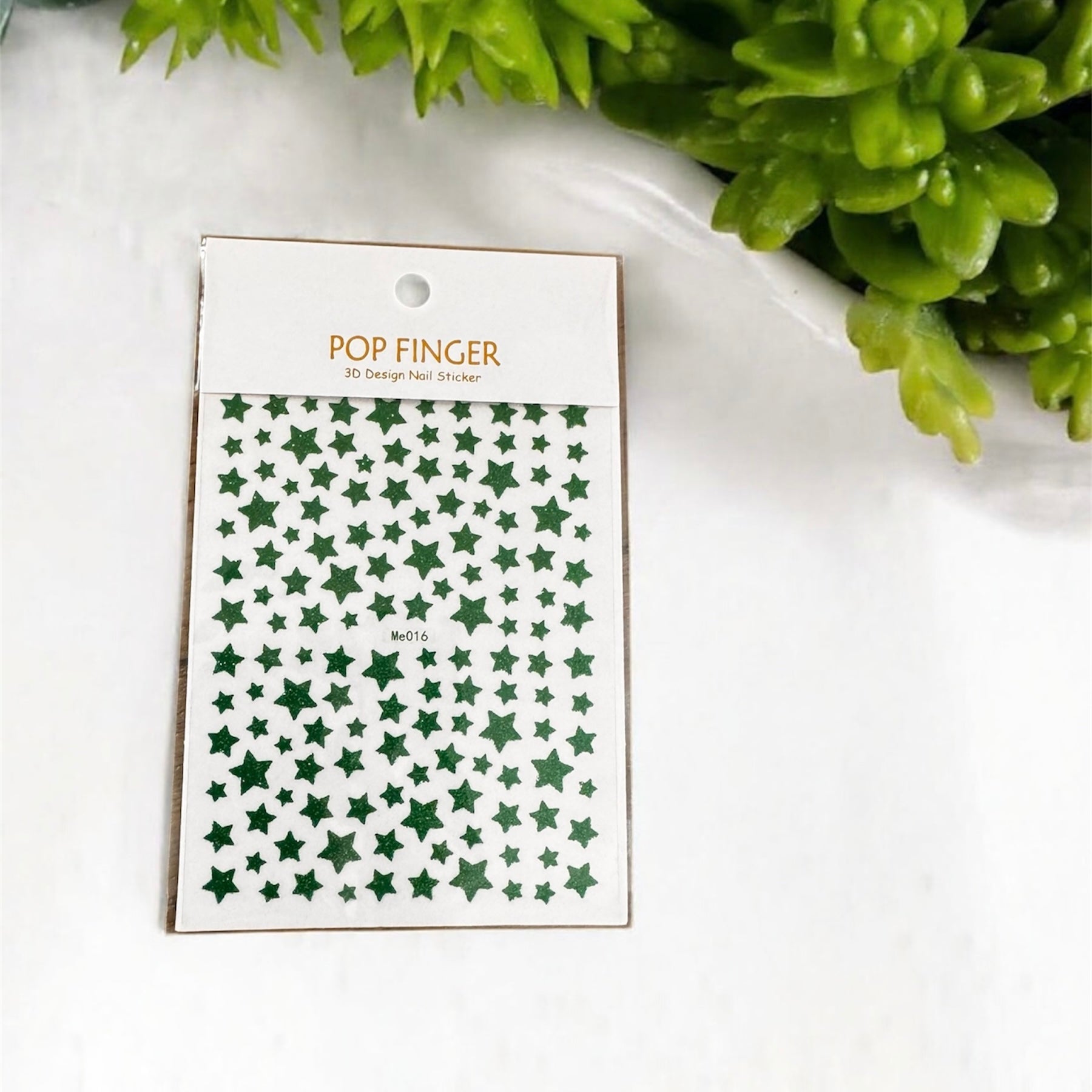Star Nail Stickers (Green)