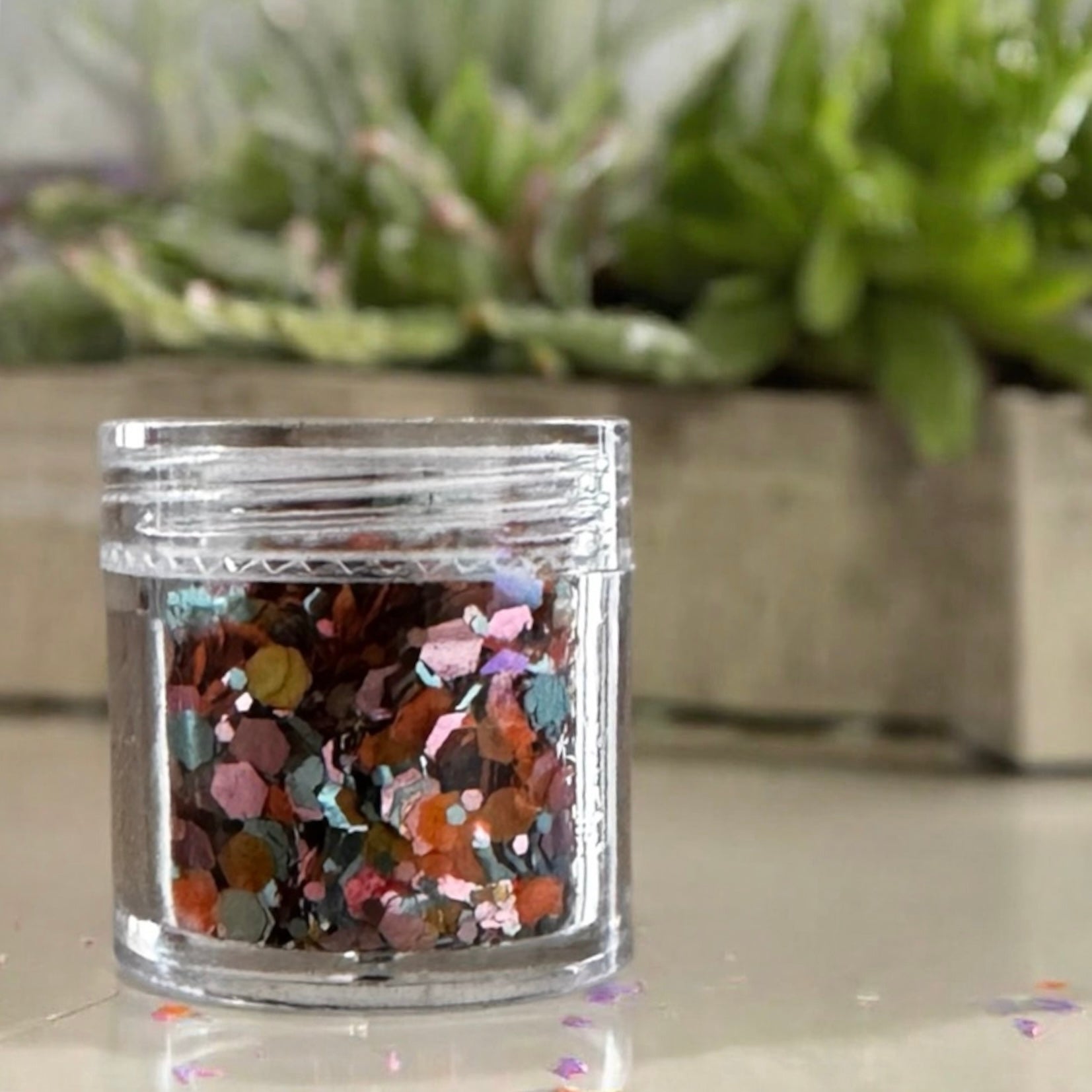 Glitter (Orange/Pink/Teal)