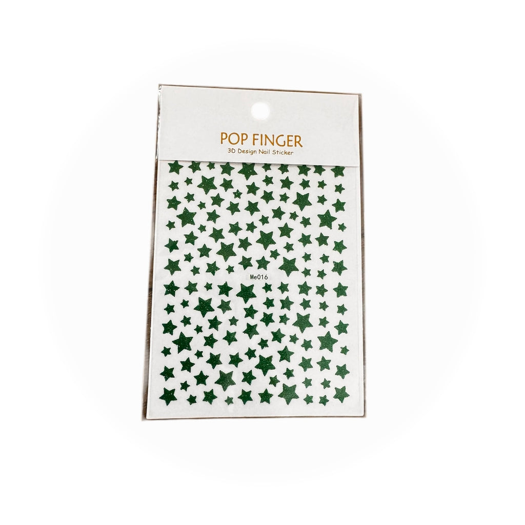 Star Nail Stickers (Green)