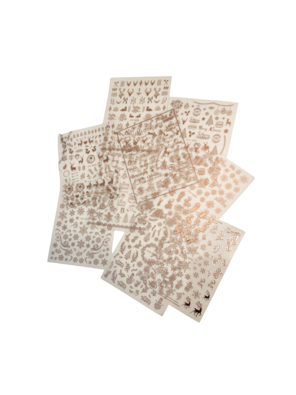 Gold Xmas Sticker Sets