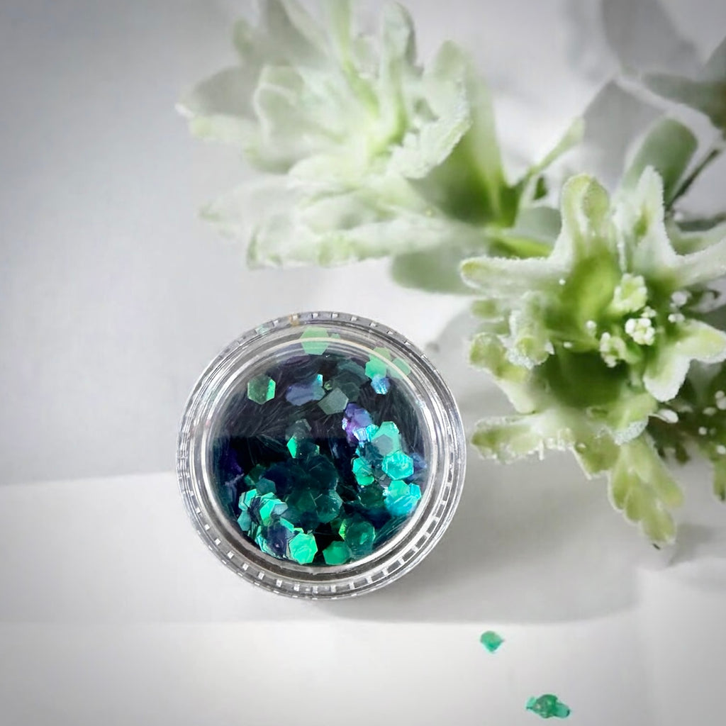 Glitter (Purple/Teal/Green Lime)