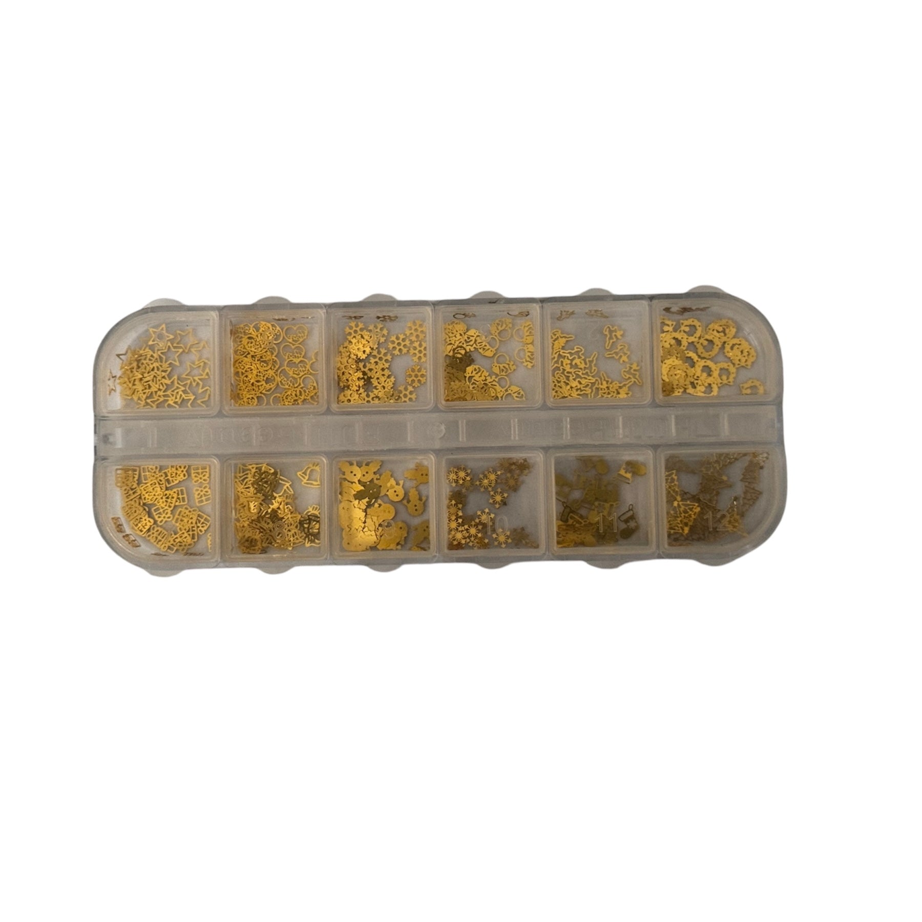 Gold Metal Nail Art Stickers