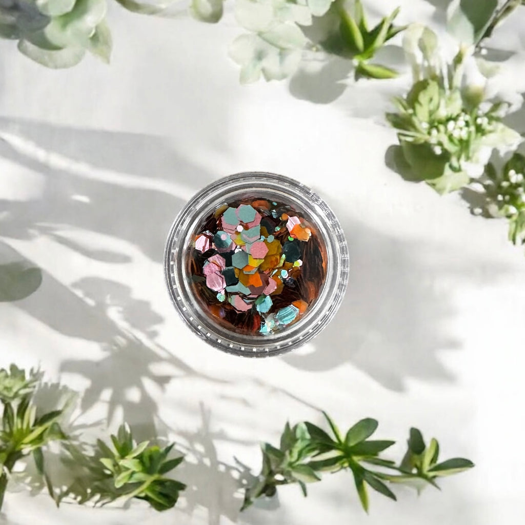 Glitter (Orange/Pink/Teal)