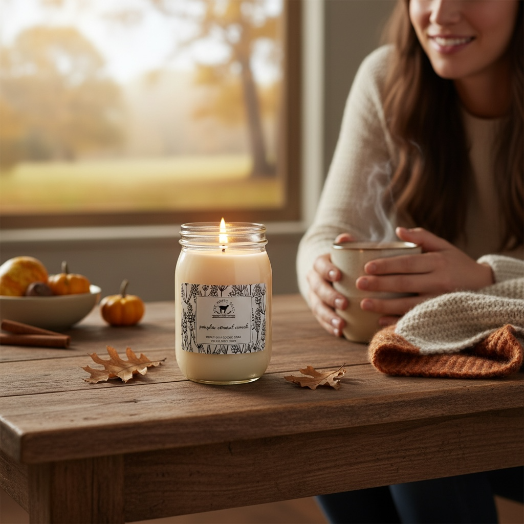 Pumpkin Caramel Crunch Soy Candle