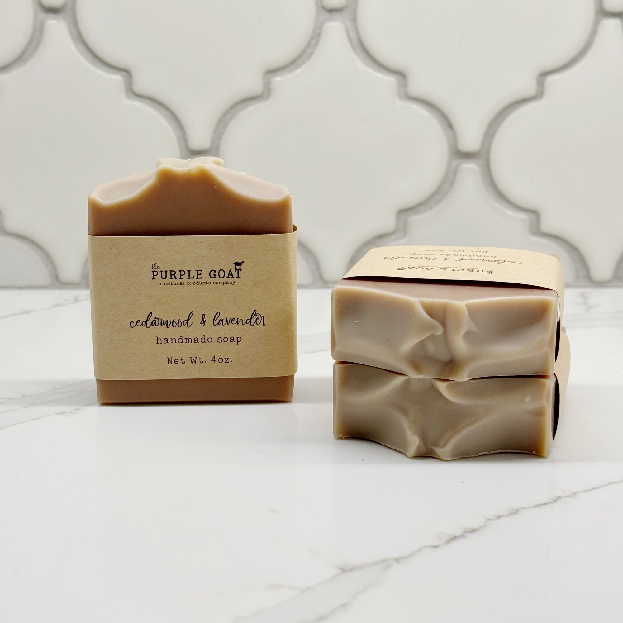 Cold Process Soap - Cedarwood & Lavender
