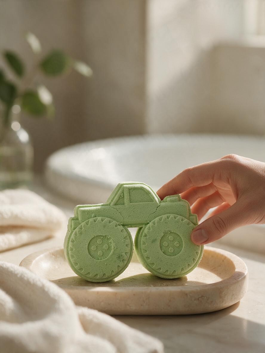 Green Monster Truck Bath Bomb
