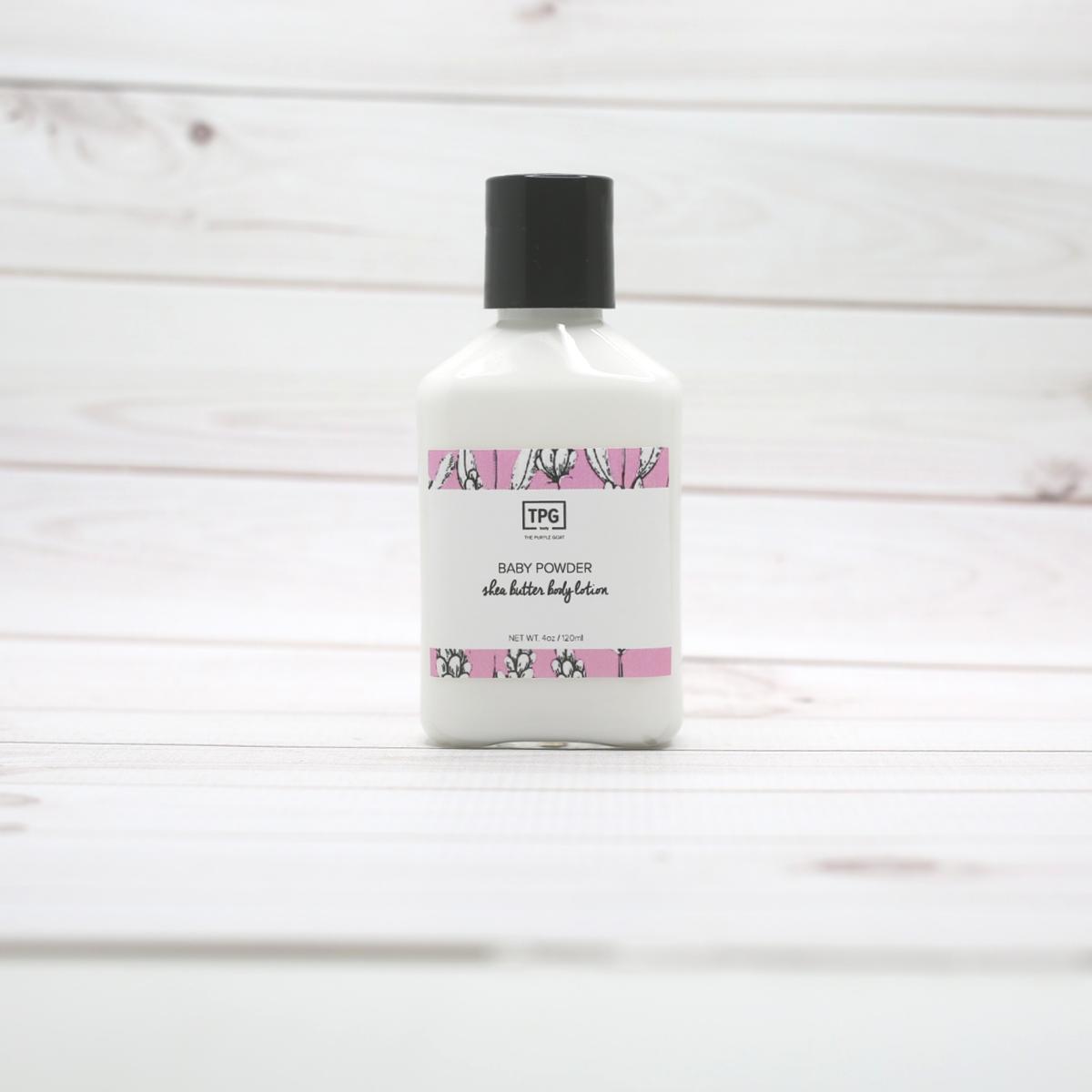Mini Shea Butter Body Lotion - Baby Powder