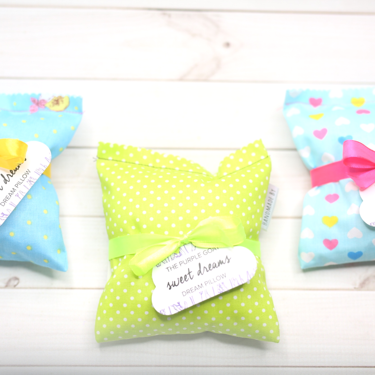 Slip our handmade dream pillow inside your pillow case at night for a restful sleep and pleasant dreams. 