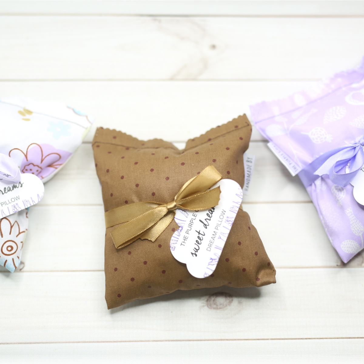 Slip our handmade dream pillow inside your pillow case at night for a restful sleep and pleasant dreams. 