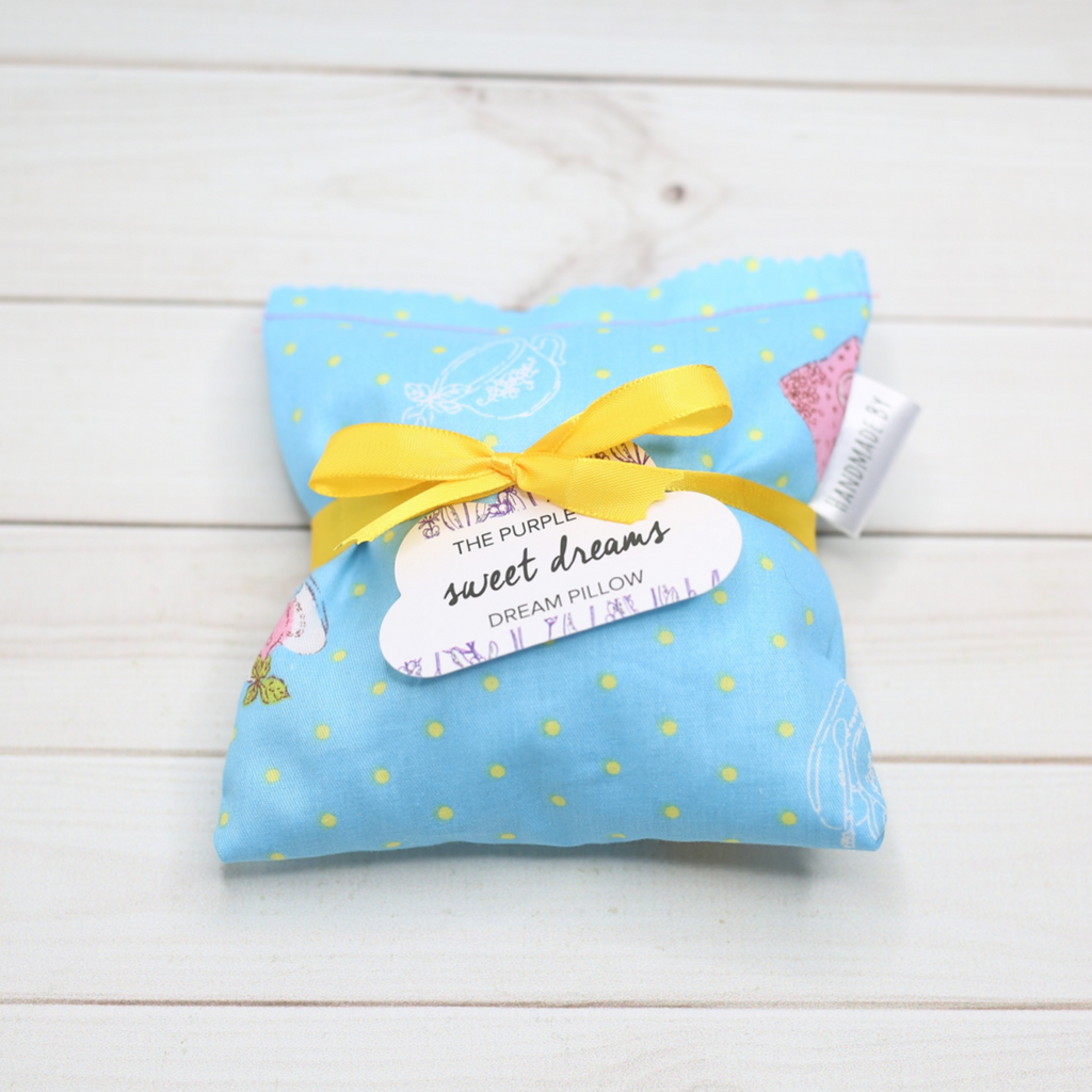 Slip our handmade dream pillow inside your pillow case at night for a restful sleep and pleasant dreams. 