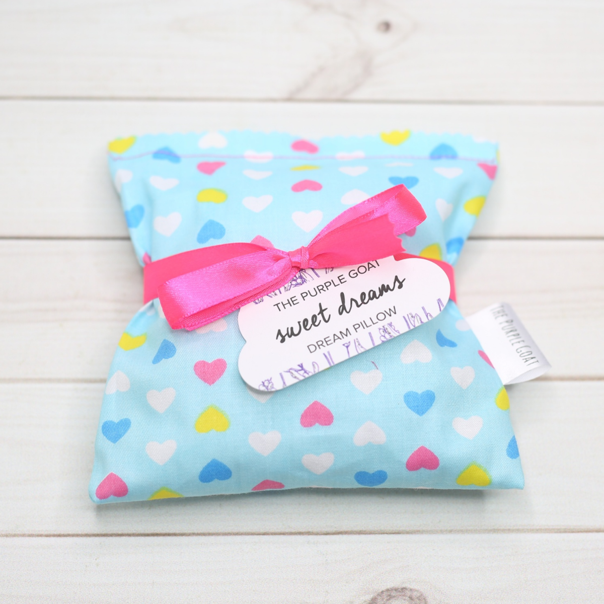 Slip our handmade dream pillow inside your pillow case at night for a restful sleep and pleasant dreams. 