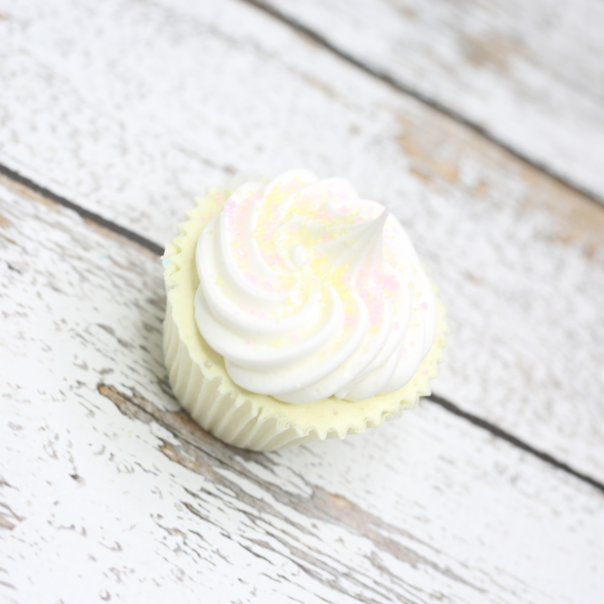Bath Bomb Cupcakes - Lemonade