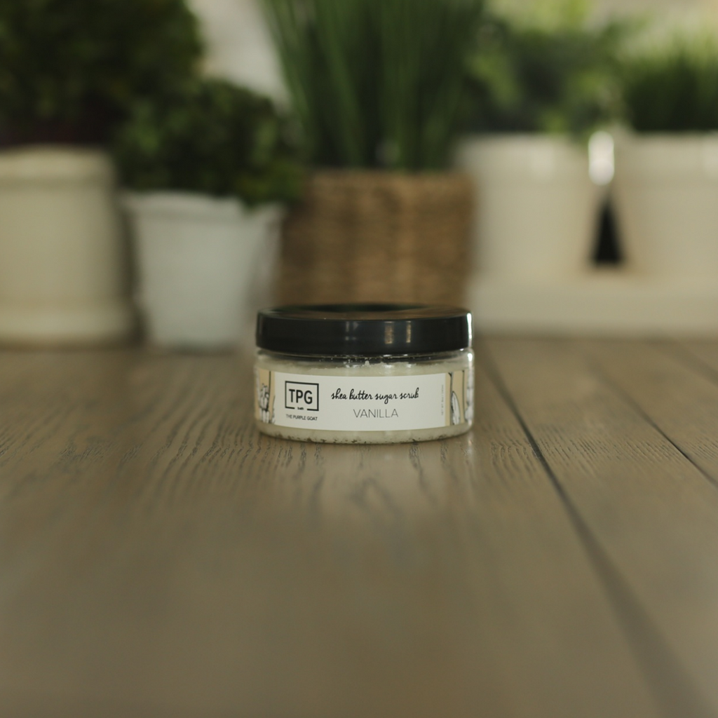 Shea Butter Sugar Scrub - Vanilla
