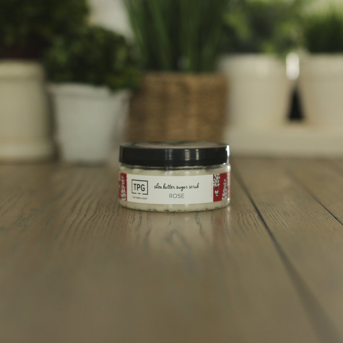 Shea Butter Sugar Scrub - Rose