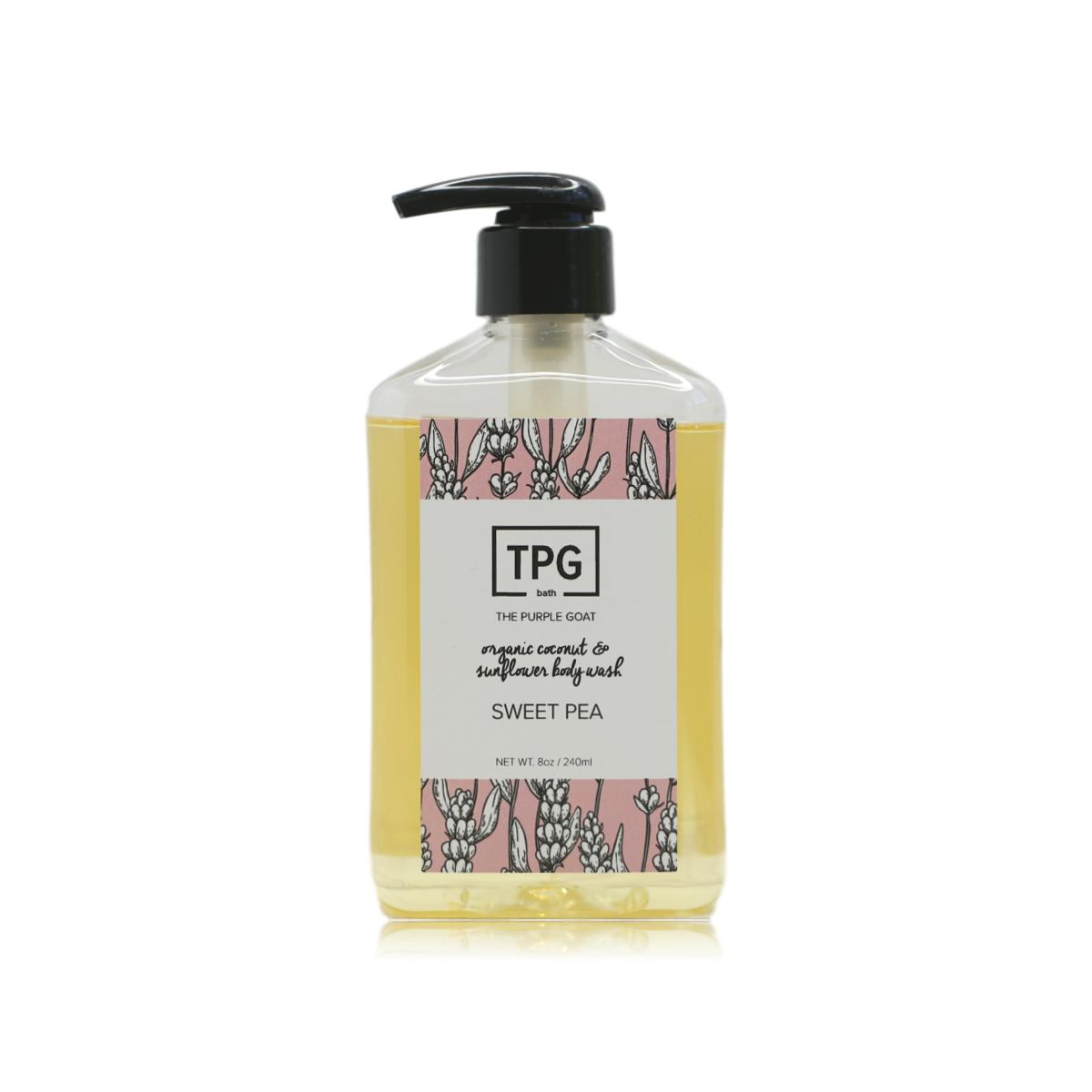 Organic Coconut & Sunflower Body Wash - Sweet Pea