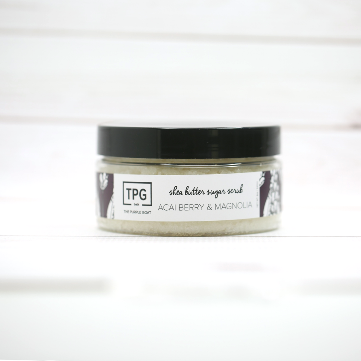 Shea Butter Sugar Scrub - Acai Berry & Magnolia
