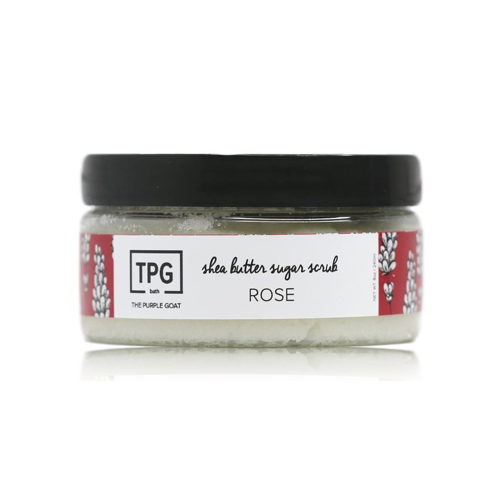 Shea Butter Sugar Scrub - Rose