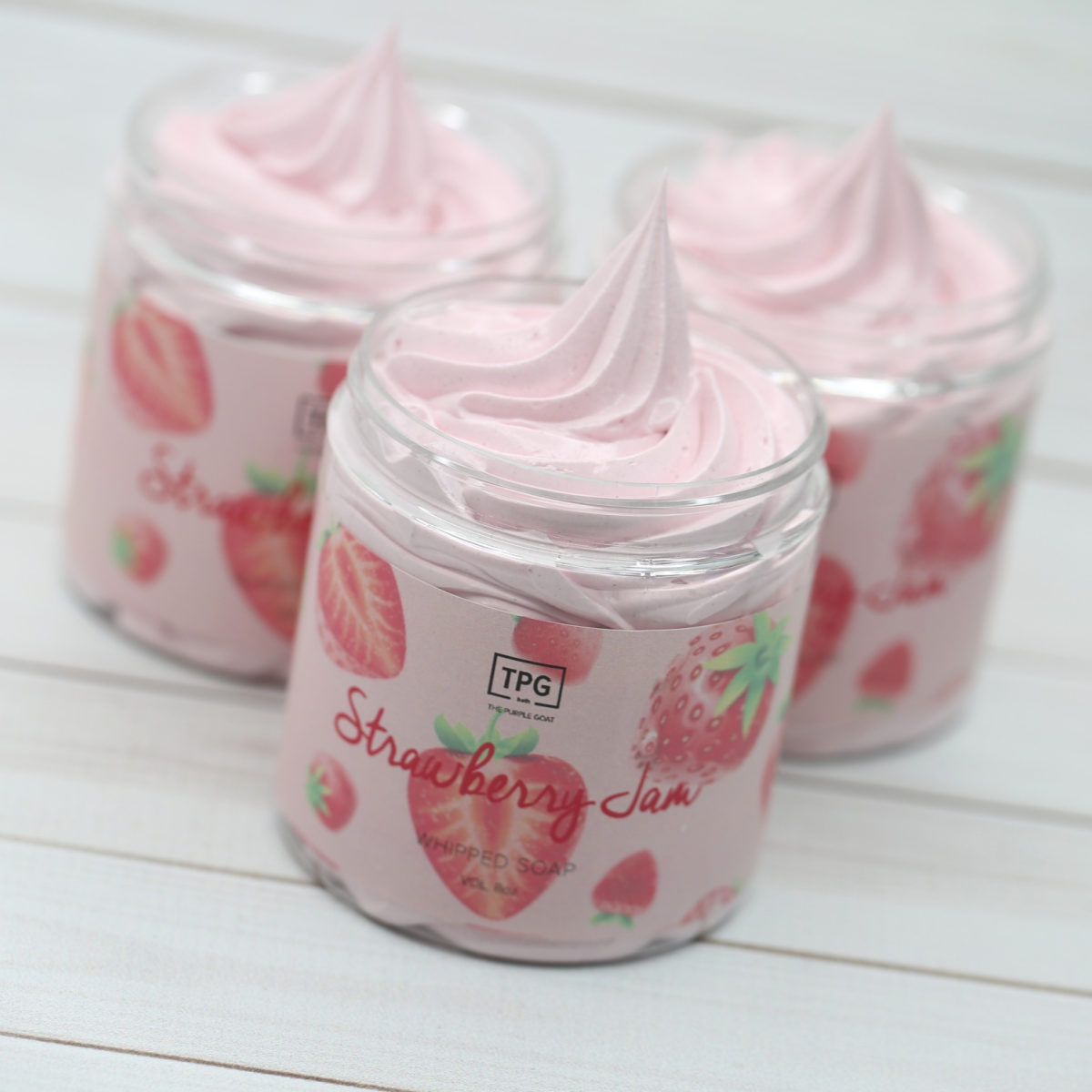 Whipped Soap - Strawberry Jam