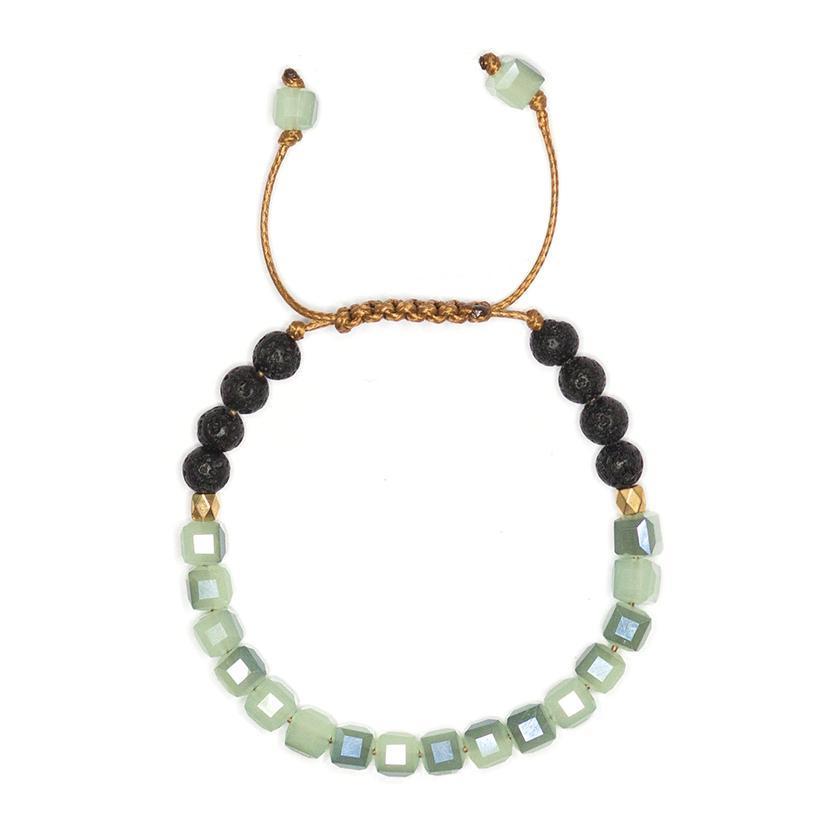 Essential Oil Diffusing Bracelet - Seafoam Green