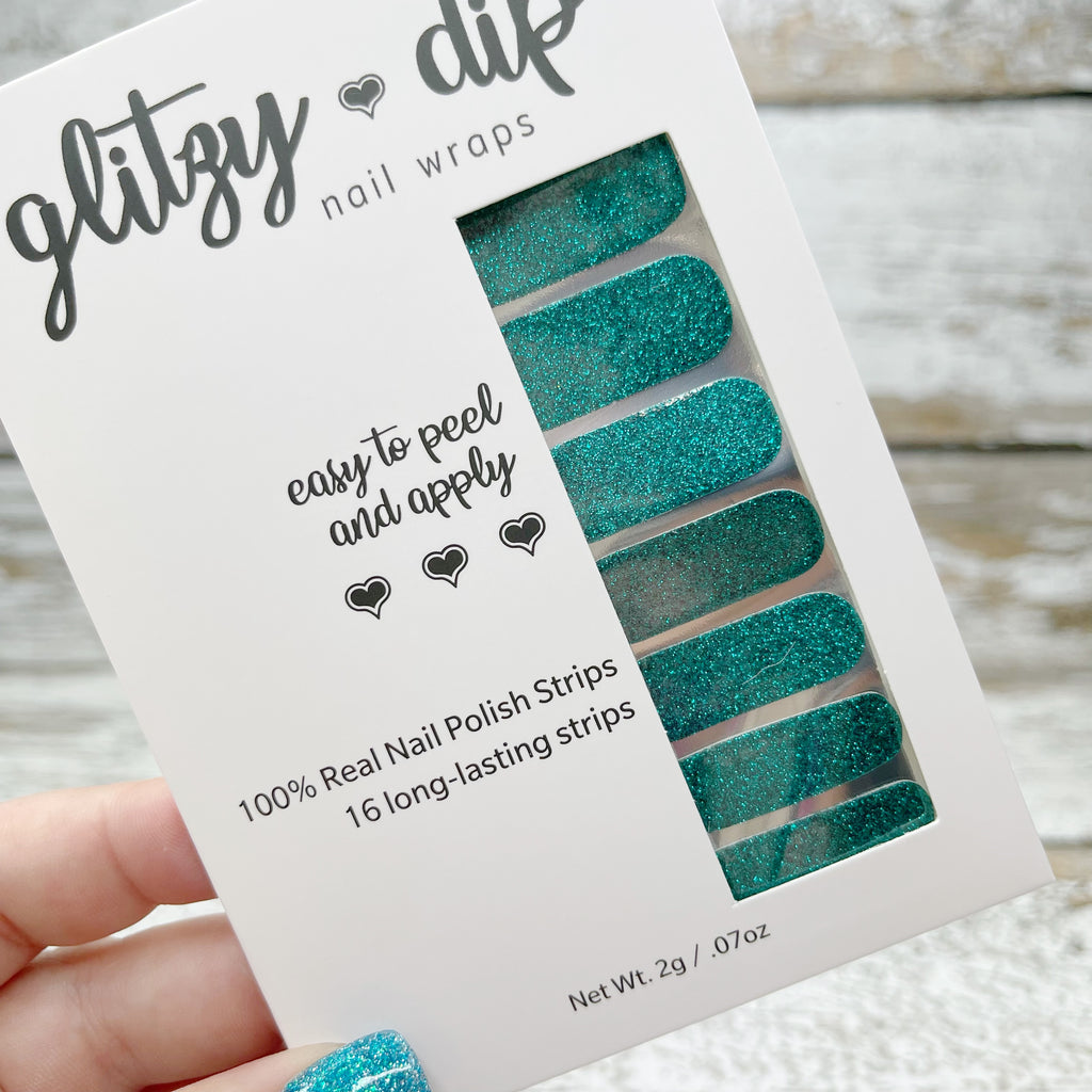 Turquoise Glitter