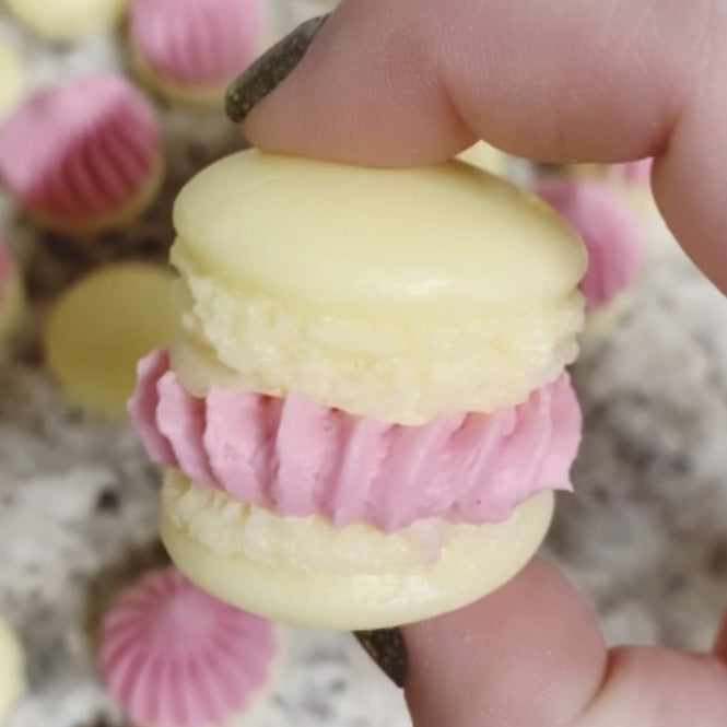 Goat's Milk Macaron Soap - Pink Lemonade