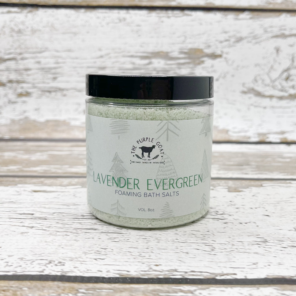 Foaming Bath Salts - Lavender Evergreen