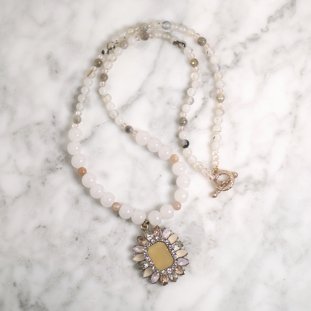 Cute stone necklace for any outfit